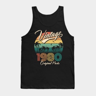 40th birthday gifts for men and women 1980 gift 40 years old Tank Top